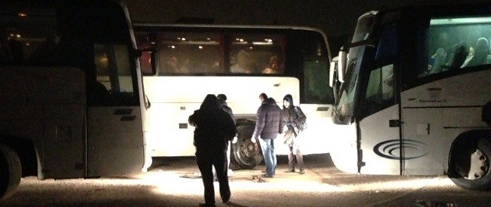 Три автобуса с детьми не выпустили из Беларуси из-за непройденного ТО