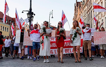 Вялікі марш салідарнасці з Беларуссю адбыўся ва Ўроцлаве