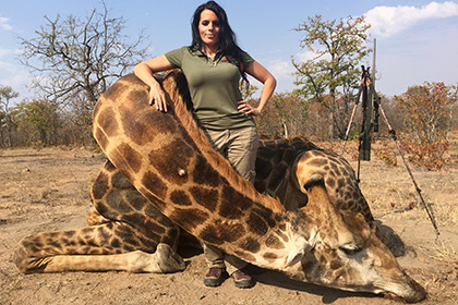Охотница из США оправдала убийство жирафа