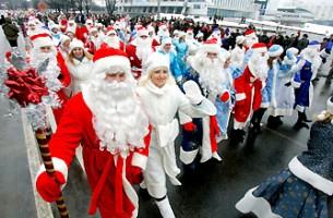 25 декабря по Минску пройдут Деды морозы