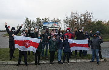 Барановичи вышли на акцию протеста