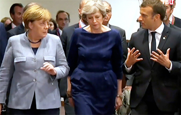 Макрон, Меркель и Мэй заявили о готовности ЕС защищать торговые интересы