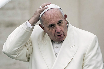 Папа Римский опередил мировых лидеров по популярности