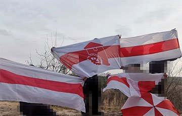 От Гродно до Хойников: белорусы вышли на акции с национальными флагами