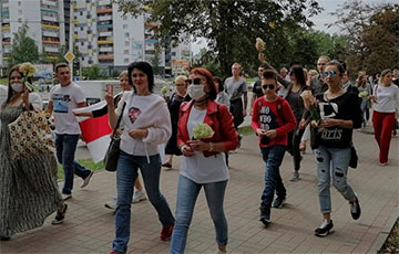 В Витебске прошел автопробег и марш солидарности