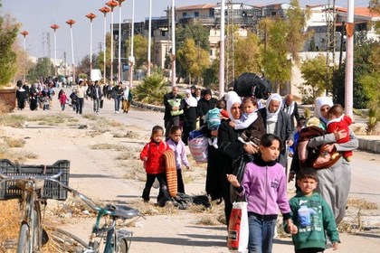 Повстанцы в осажденном сирийском городе подписали соглашение о перемирии с властями