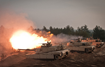 Американские танкисты провели первые стрельбы в Эстонии