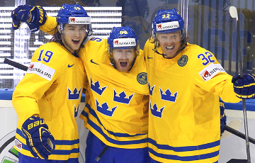Швеция вырвала в овертайме победу над Латвией в матче ЧМ-2016 по хоккею