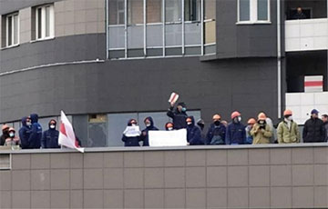 В Минске бастуют строители