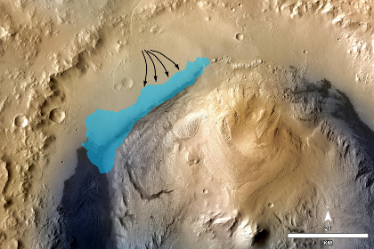 «Кьюриосити» нашел на Марсе следы озера