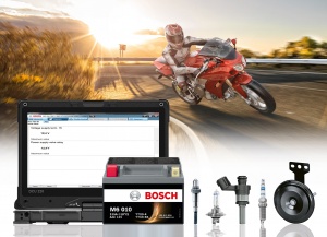 Bosch представляет ассортимент продукции для мотоциклов, скутеров и квадроциклов