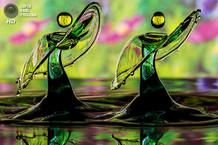 Cделать невозможное: танцующие скульптуры из воды