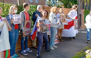 В Австралии прошла акция в поддержку народа Беларуси
