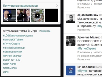 В мировые тренды Twitter вышел хэштег "#ПутинСтране"