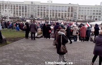 В Минске собираются участники Марша пенсионеров