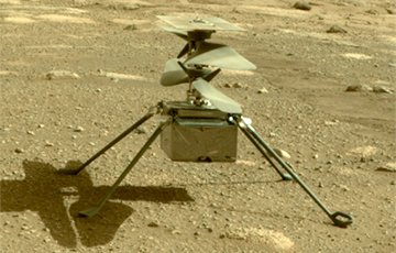 Американский вертолет Ingenuity установили на поверхность Марса