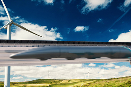 Сверхзвуковой поезд Hyperloop запустят в Восточной Европе