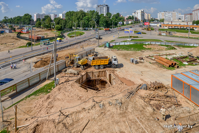 В Минске начали строить самые глубокие станции метро