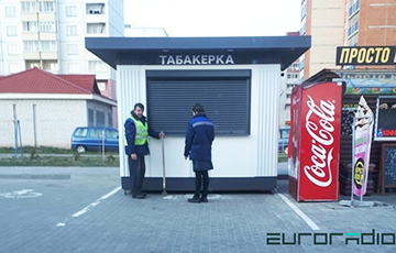 В Полоцке «Табакерку» поставили на парковочное место для инвалидов