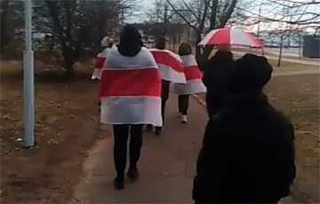 Жители Ангарской вышли на марш