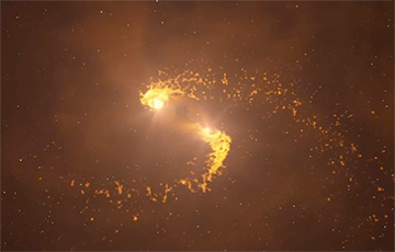 Астрономы получили уникальный снимок двойной звезды