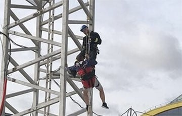 В Минске машинисту башенного крана стало плохо на высоте 40 метров