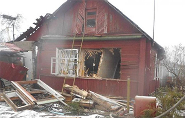 В Бобруйске взорвался частный дом