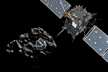 Philae записал звук посадки на комету