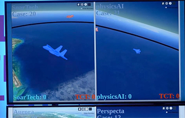 Видеофакт: Пентагон испытал нейросети в симуляции воздушного боя