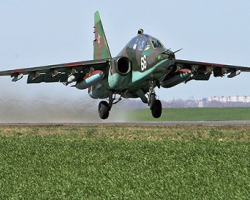 Самолет Су-25 потерпел крушение под Лидой