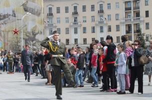 В гуляниях 9 мая в Минске приняло участие 750 тысяч человек