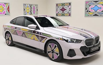 Авто-хамелеон: новый BMW 5 Series научили менять цвет