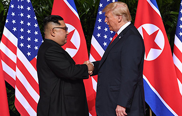 Дональд Трамп и Ким Чен Ын встретились в Сингапуре