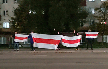 Витебск вышел на вечерний протест