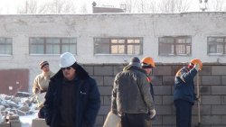 На стройплощадке «Минск-Cити» кипит работа (Видео)