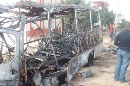 В Египте 18 школьников погибли при столкновении автобуса с бензовозом