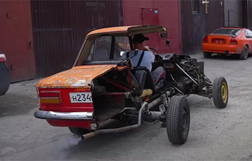 Беларус случайно приобрел на торгах половину старых «Жигулей» вместо целого авто
