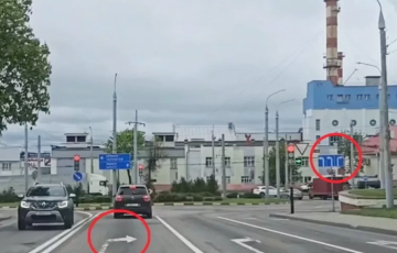 «Перекресток для эрудита»: гомельский водитель показал перекресток, который ставит в тупик гостей города