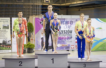 Белорусы завоевали четыре награды в многоборье на ЧЕ по спортивной акробатике