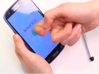 Сенсорные экраны научили отличать пальцы от ногтей