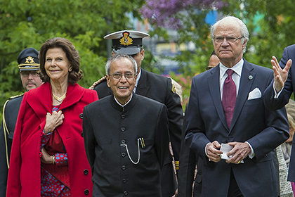 Президент Индии и члены шведской королевской семьи попали в ДТП