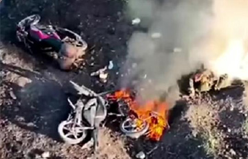 Украинские десантники уничтожили восемь московитских мотоциклов и БМП с пехотой