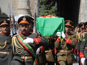 Похороны экс-президента Афганистана отметили стрельбой