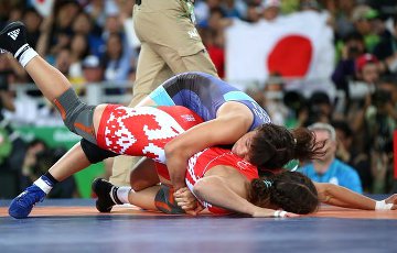 Мария Мамошук выиграла серебро Олимпиады в вольной борьбе