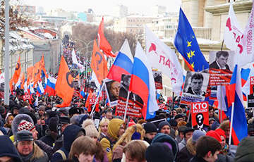 «Борись!»: Сильные кадры с марша памяти Немцова в Москве