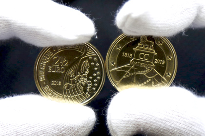 Бельгийские евро напомнят Франции о последней битве Наполеона