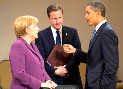 Обама, Меркель и Кэмерон обсудили новые санкции против России