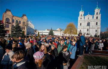 Более полутора тысячи католиков прошли Крестным ходом по Гродно