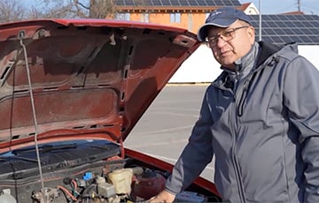 Украинец сам превратил старенький Opel в электрокар: видео