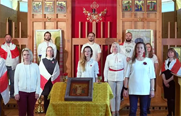 Белорусы Лондона потрясающе исполнили «Магутны Божа»